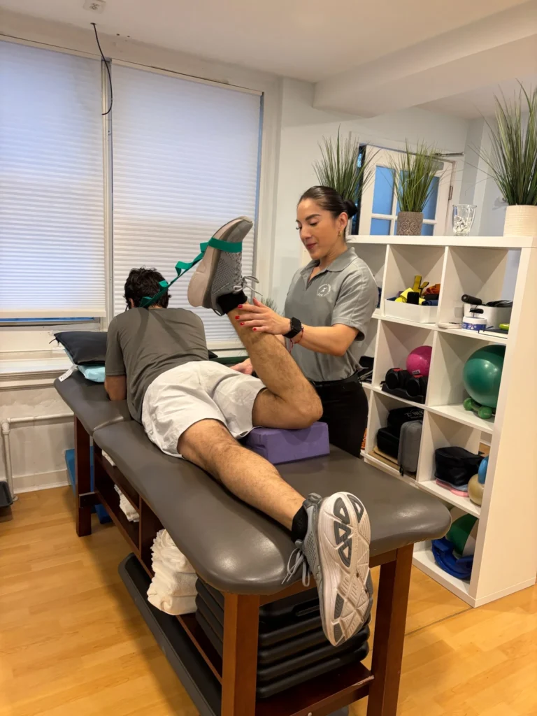 Andrea with Patient