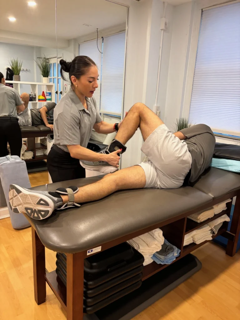 Andrea with Patient